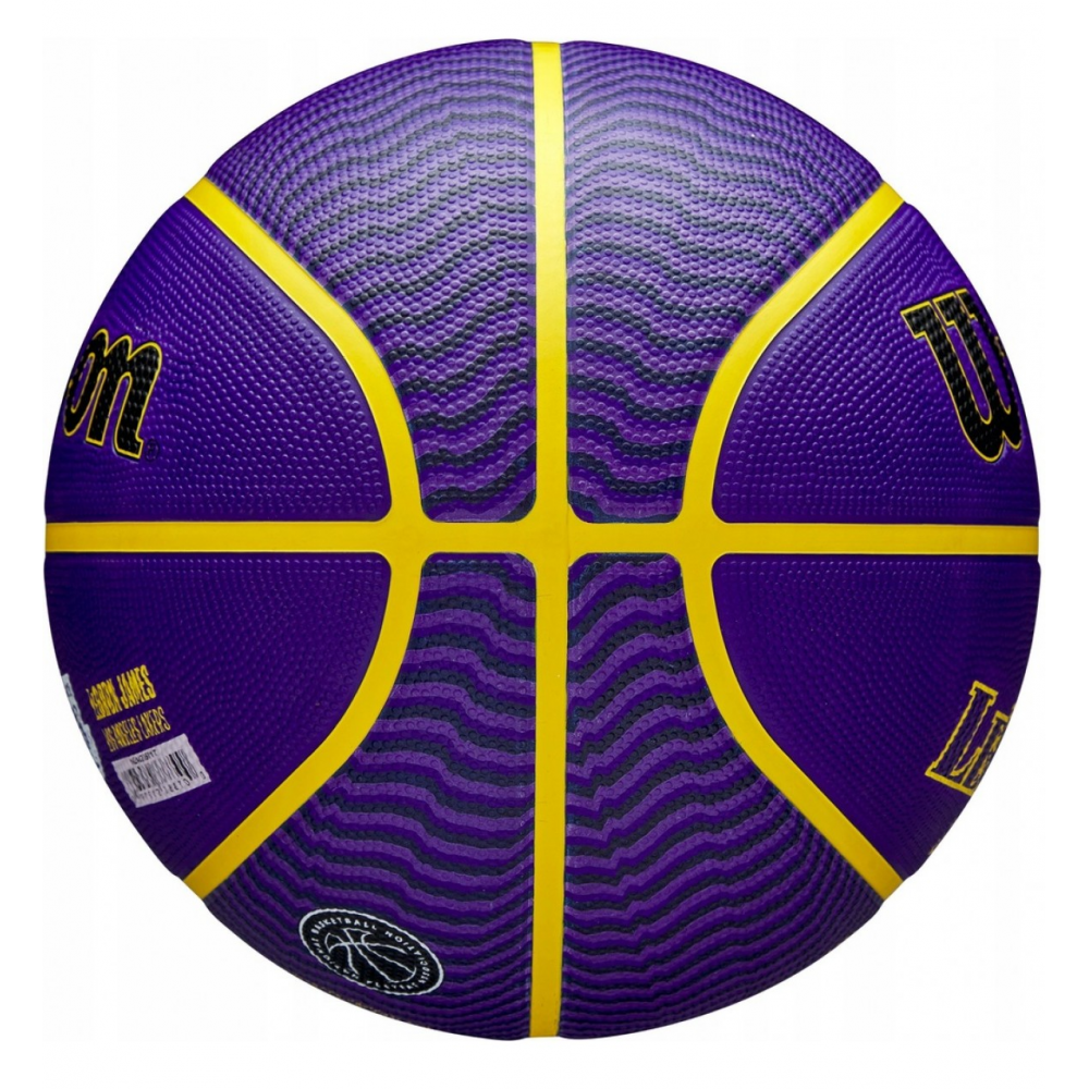 Баскетбольный мяч Wilson NBA Player Icon Lebron James Outdoor размер 7 резиновый оригинал  (WZ4027601XB)