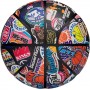 Баскетбольный мяч Wilson NBA All Team Retro Basketball размер 7 композитная кожа оригинал (WZ4028501XB7)