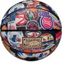 Баскетбольный мяч Wilson NBA All Team Retro Basketball размер 7 композитная кожа оригинал (WZ4028501XB7)