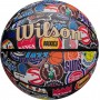 Баскетбольный мяч Wilson NBA All Team Retro Basketball размер 7 композитная кожа оригинал (WZ4028501XB7)