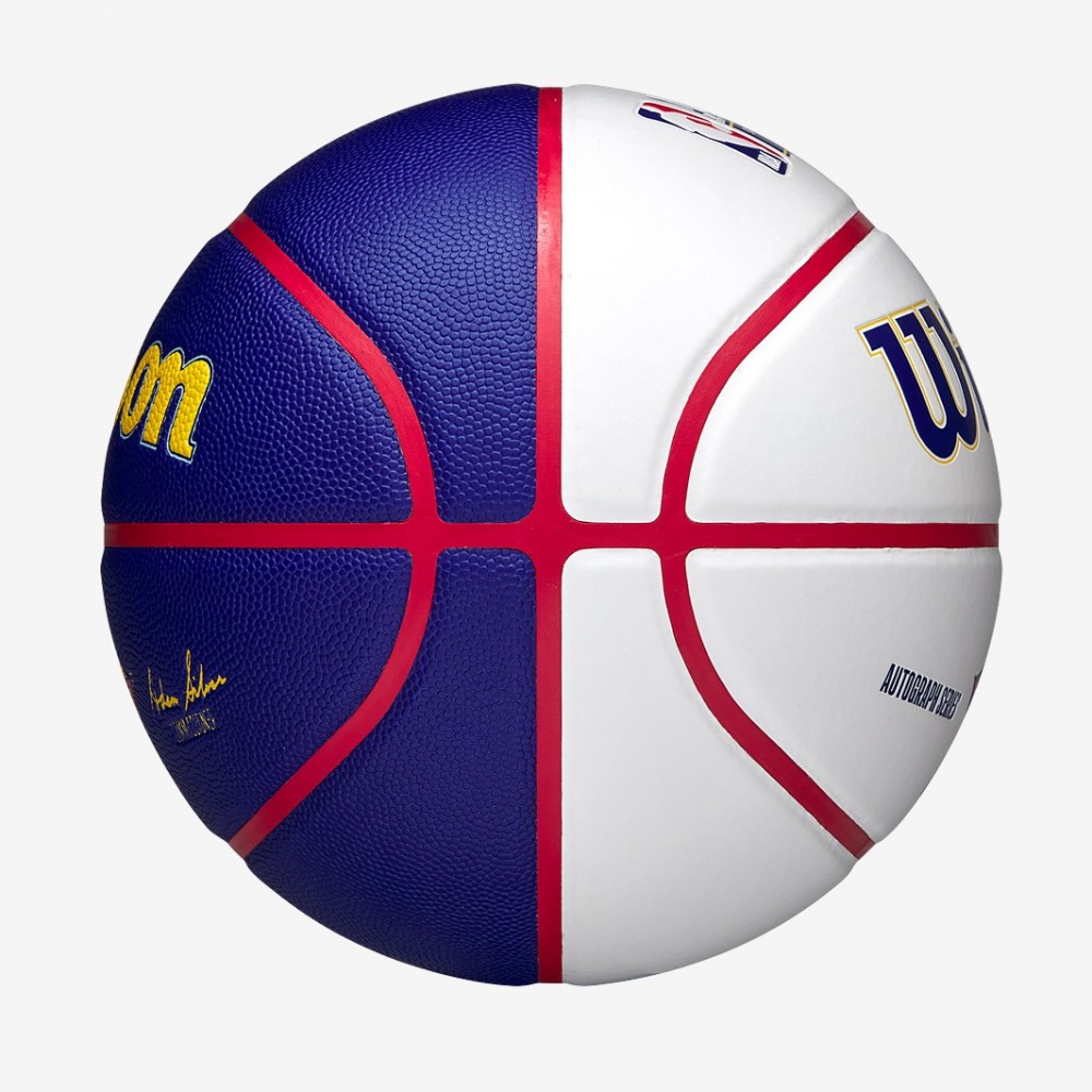 Мяч баскетбольный для афтографов Wilson NBA Team All Star Autographe размер 7 сувенирный (WZ4034101XB7)