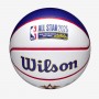 Мяч баскетбольный для афтографов Wilson NBA Team All Star Autographe размер 7 сувенирный (WZ4034101XB7)