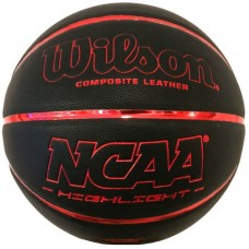 Мяч баскетбольный Wilson NCAA HIGHLIGHT размер 7 композитная кожа (WTB067525XD7)