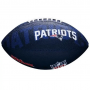 Мяч для американского футбола Wilson New England Patriots NFL Junior Team Logo композитная кожа (WTF1534XBNE)