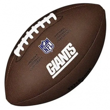 Мяч для американского футбола Wilson NFL New York Giants композитная кожа (WTF1748XBNG)