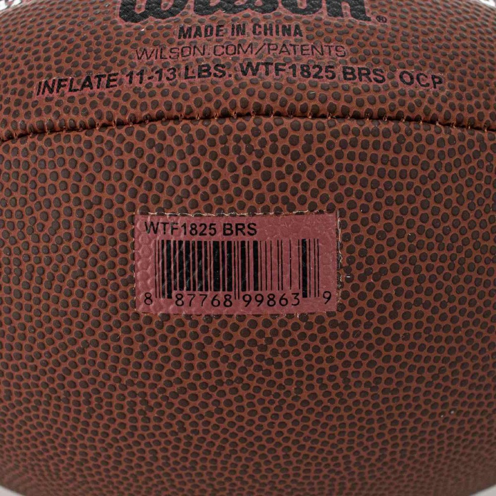 Мяч для американского футбола Wilson New NFL Duke R FB DEF композитная кожа (WTF1825XBBRS)