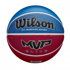 Мяч баскетбольный Wilson MVP Elite размер 7 резиновый красно-синий (WTB1462XB07)