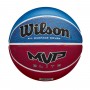 Мяч баскетбольный Wilson MVP Elite размер 7 резиновый красно-синий (WTB1462XB07)