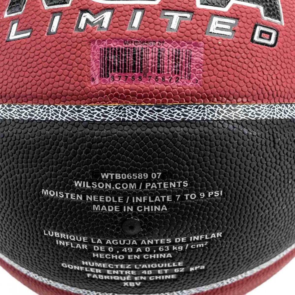 Мяч баскетбольный Wilson NCAA Limited размер 7 композитная кожа (WTB06589XB07) 