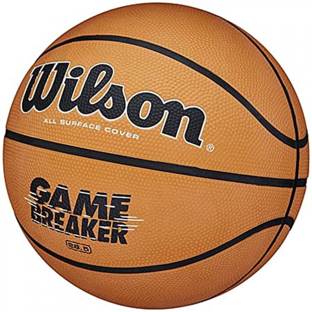 Мяч баскетбольный Wilson Game Breaker Outdoor размер 5, 6, 7 резиновый (WTB0050XB05)