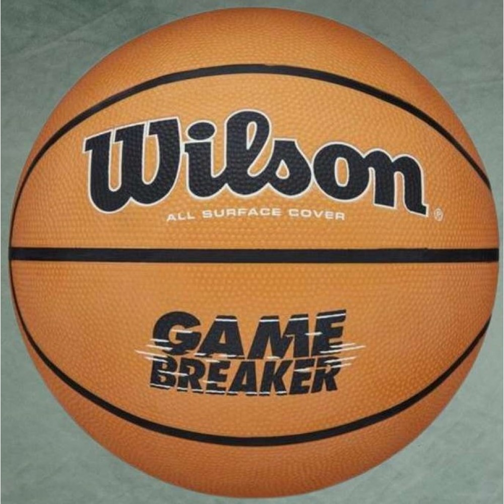 Мяч баскетбольный Wilson Game Breaker Outdoor размер 5, 6, 7 резиновый (WTB0050XB05)