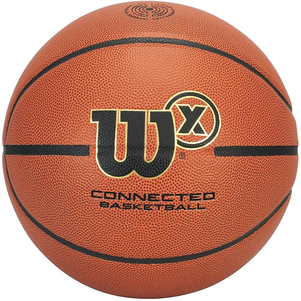 "Умный" мяч баскетбольный Wilson WX 295 Connected Basketball размер 7 композитная кожа (WTB0300ID) 
