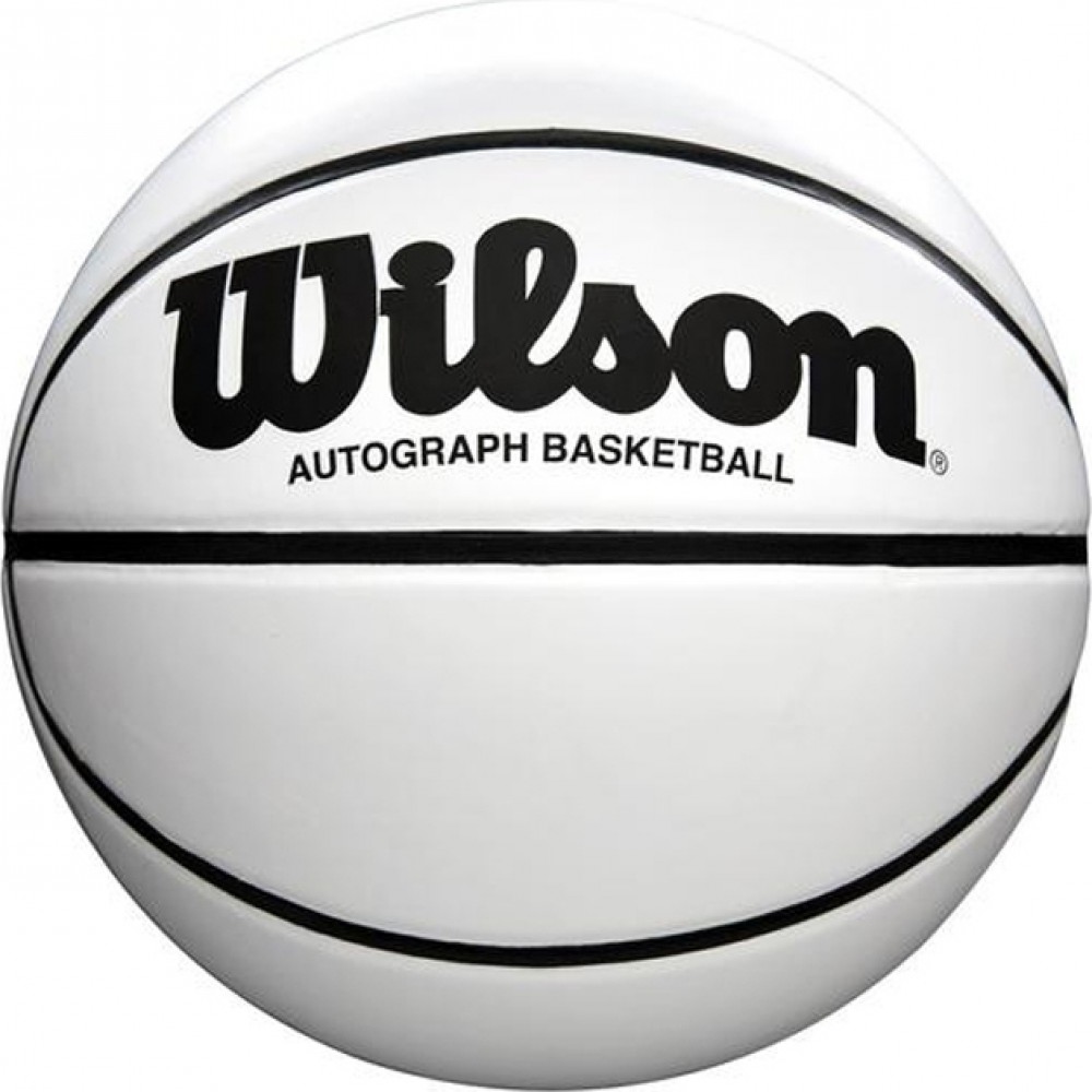Мяч баскетбольный Wilson Autograph Mini Bball размер 3 сувенирный для автографов (WTB0503)