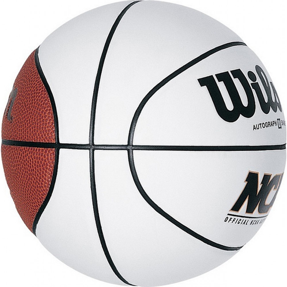 Мяч баскетбольный Wilson Autograph Mini Bball размер 3 сувенирный для автографов (WTB0503)