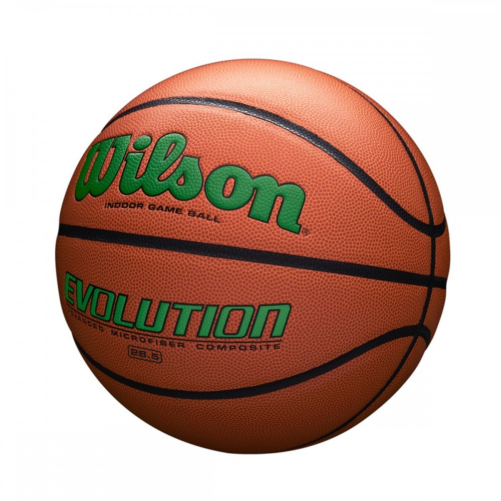 Мяч баскетбольный Wilson Evolution размер 7 композитная кожа коричневый (WTB0595XB0701)