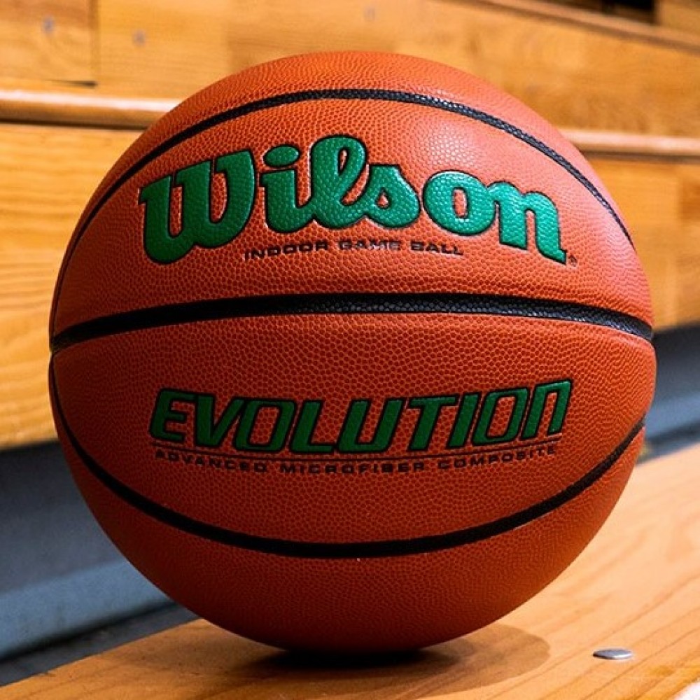 Мяч баскетбольный Wilson Evolution размер 7 композитная кожа коричневый (WTB0595XB0701)
