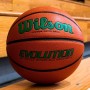 Мяч баскетбольный Wilson Evolution размер 7 композитная кожа коричневый (WTB0595XB0701)