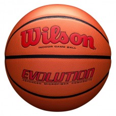 Мяч баскетбольный Wilson Evolution размер 7 композитная кожа коричневый (WTB0595XB0705)
