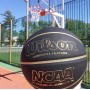 Мяч баскетбольный Wilson NCAA Hightlight размер 7 композитная кожа черный (WTB067519XB07)