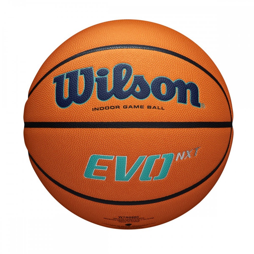 Мяч баскетбольный профессиональный Wilson Evo NXT Champions League размер 7 композитная кожа (WTB0900XBBCL)