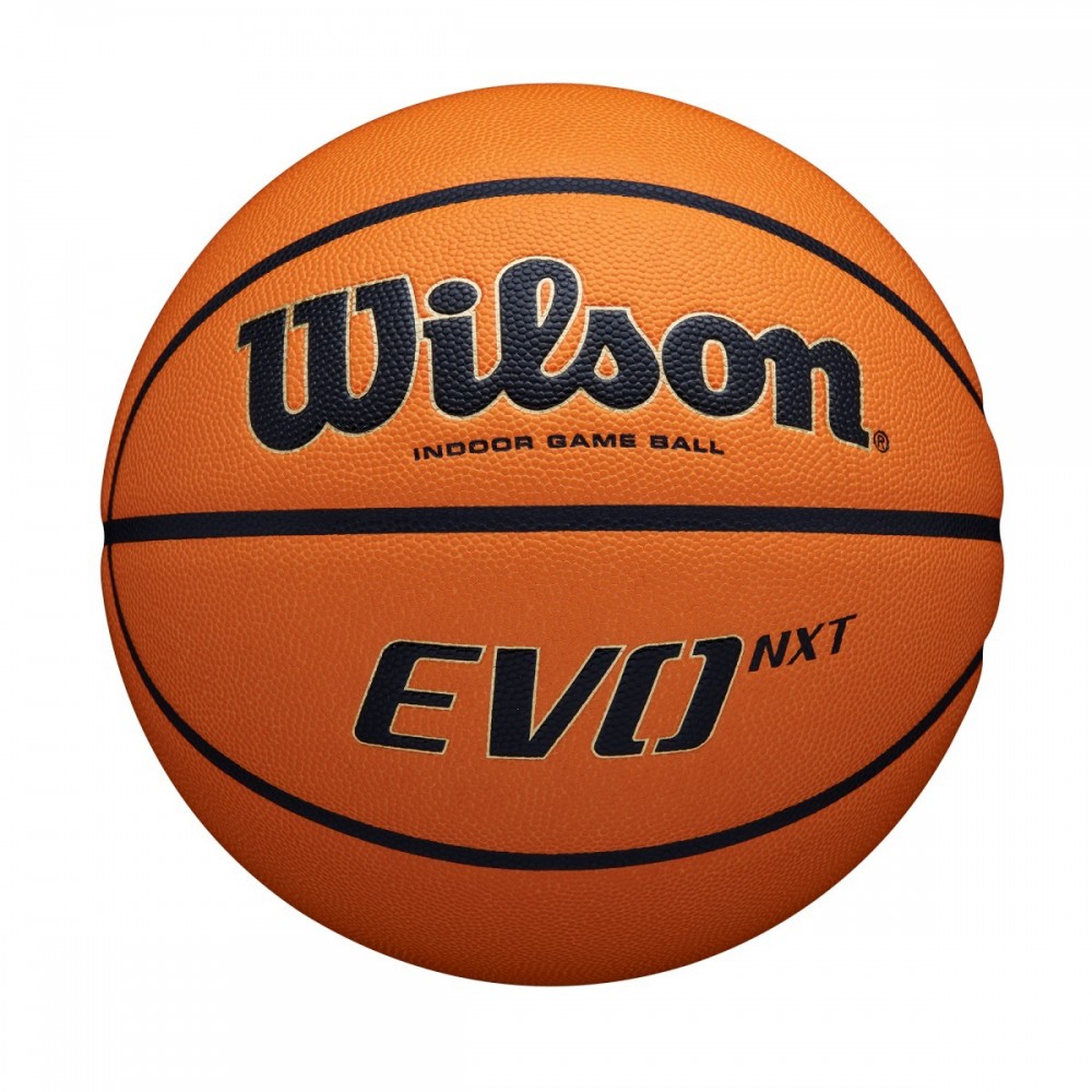 Мяч баскетбольный профессиональный Wilson Evo NXT FIBA Game Ball размер 6, 7 композитная кожа (WTB0965XB)