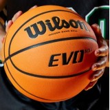 Мяч баскетбольный профессиональный Wilson Evo NXT FIBA Game Ball размер 6, 7 композитная кожа (WTB0965XB)