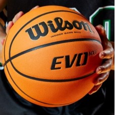 Мяч баскетбольный профессиональный Wilson Evo NXT FIBA Game Ball размер 6, 7 композитная кожа (WTB0965XB)