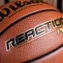 Мяч баскетбольный Wilson Reaction Pro размер 5, 6, 7 композитная кожа коричневый (WTB10137XB07)