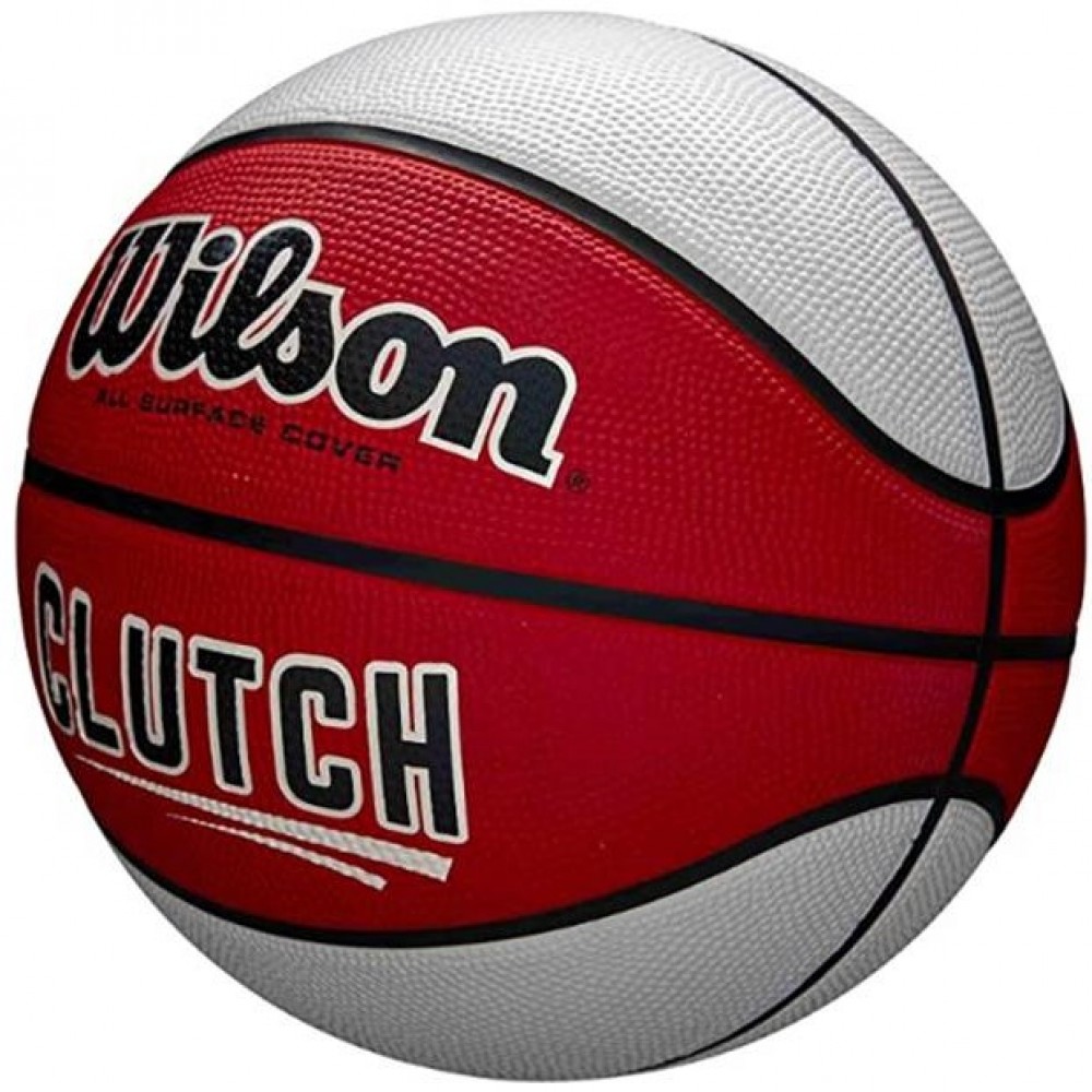 Мяч баскетбольный Wilson Clutch размер 7 резиновый для игры на улице (WTB14195XB07)