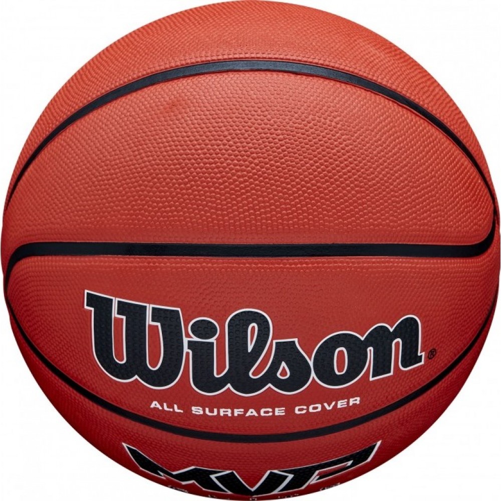 Мяч баскетбольный Wilson MVP Elite размер 7 резиновый для улицы-зала коричневый (WTB14607XB07) 