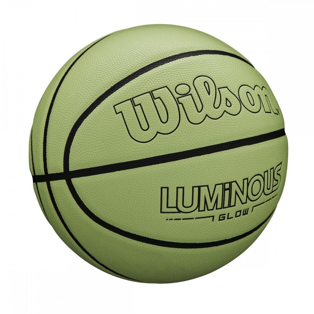 Светящийся в темноте баскетбольный мяч Wilson Luminous Glow Basketball размер 7 композитная кожа (WTB2028ID07)