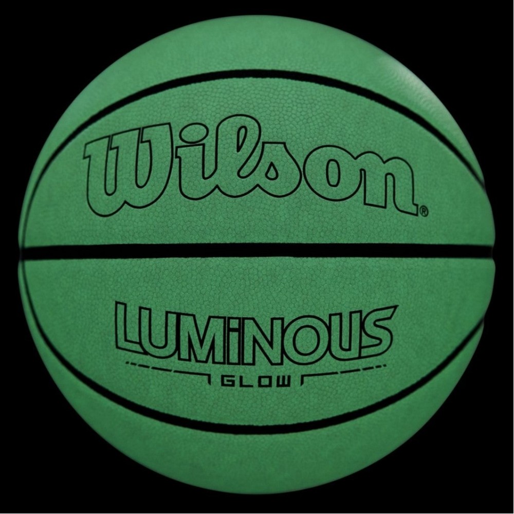 Светящийся в темноте баскетбольный мяч Wilson Luminous Glow Basketball размер 7 композитная кожа (WTB2028ID07)