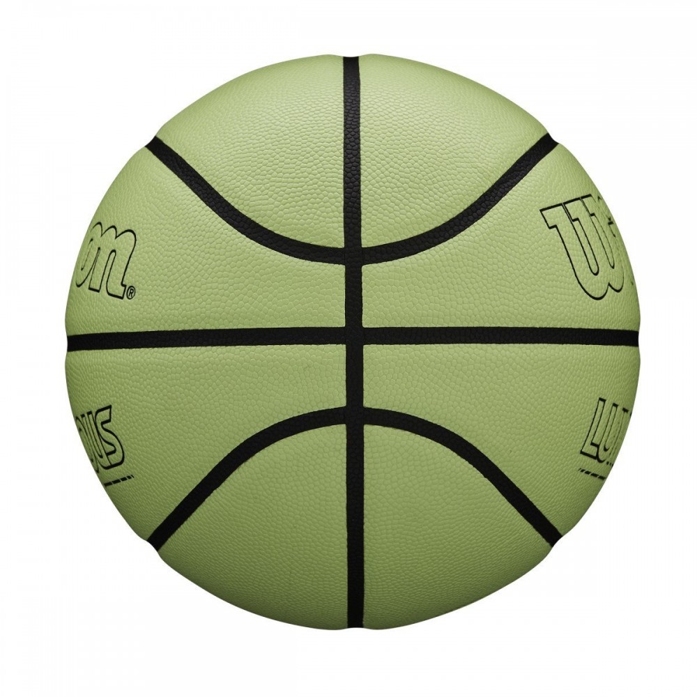 Светящийся в темноте баскетбольный мяч Wilson Luminous Glow Basketball размер 7 композитная кожа (WTB2028ID07)