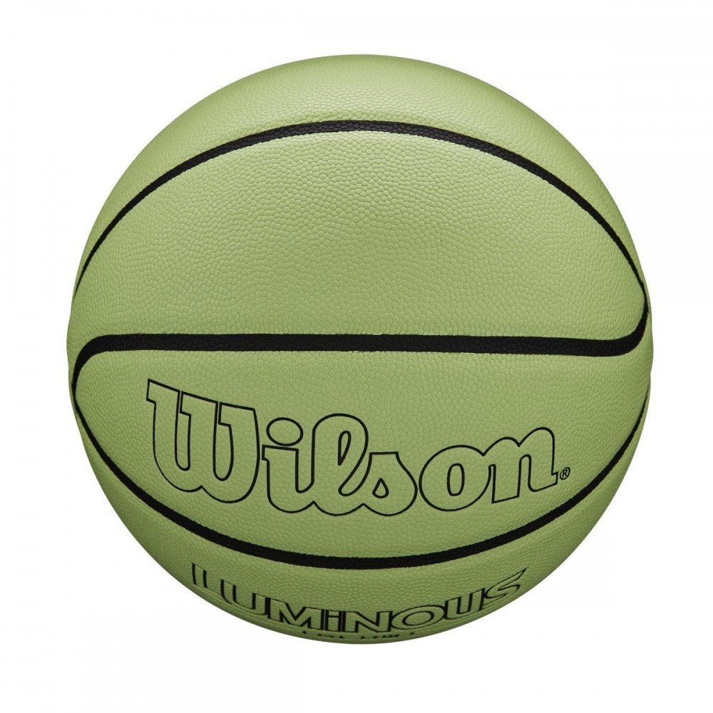 Светящийся в темноте баскетбольный мяч Wilson Luminous Glow Basketball размер 7 композитная кожа (WTB2028ID07)
