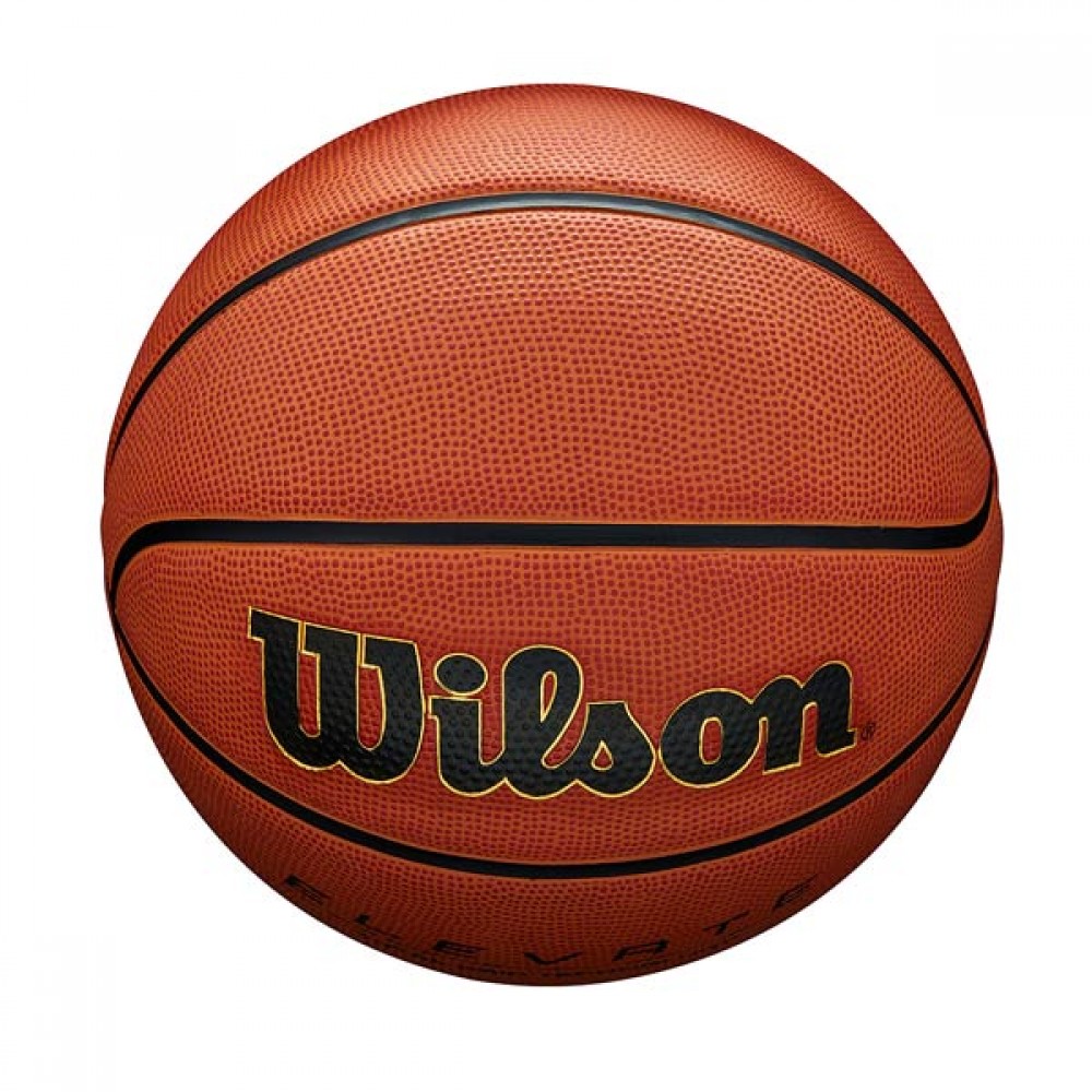 Мяч баскетбольный Wilson Target Elevate размер 7 коричневый для игры на улице-в зале (WTB2901XB07)