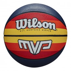 Мяч баскетбольный Wilson MVP Retro размер 7 резиновый для улицы-зала (WTB9016XB07)