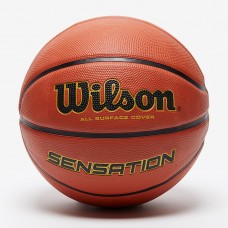 Мяч баскетбольный Wilson Sensation размер 5, 6, 7 резиновый для улицы-зала (WTB9118XB0701)