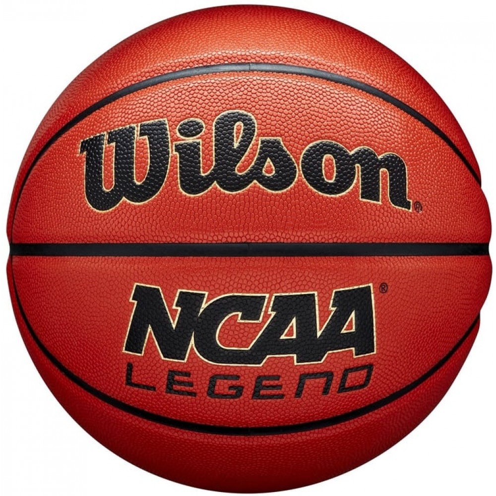 Баскетбольный мяч Wilson NCAA Legend размер 5, 6, 7 композитная кожа оригинал (WZ2007601XB5)