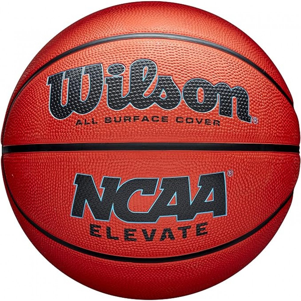 Мяч баскетбольный Wilson NCAA Elevate Outdoor размер 5, 6, 7 резиновый для игры на улице оригинал (WZ3007001XB7)