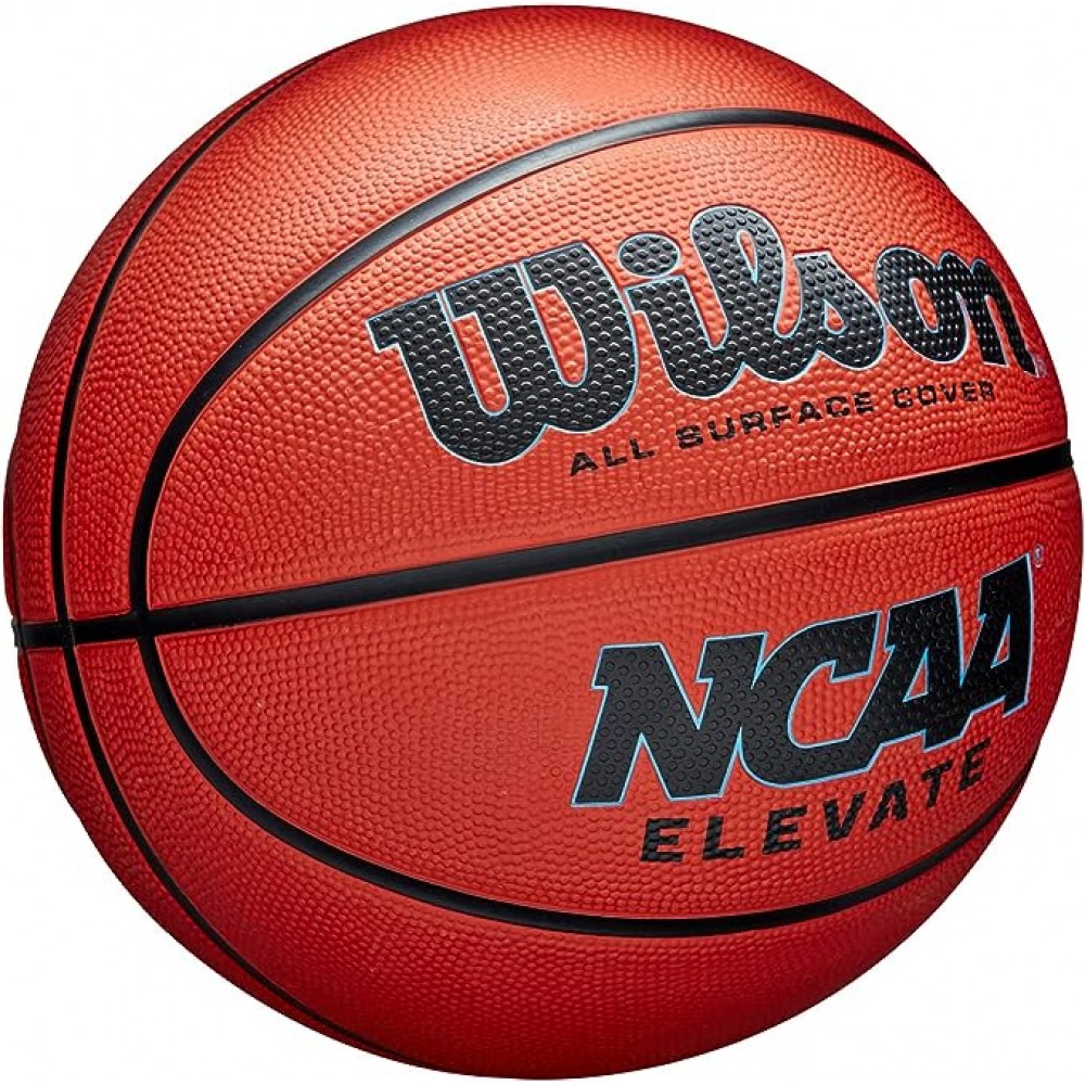 Мяч баскетбольный Wilson NCAA Elevate Outdoor размер 5, 6, 7 резиновый для игры на улице оригинал (WZ3007001XB7)