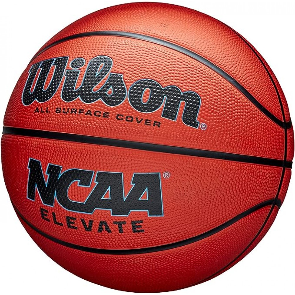 Мяч баскетбольный Wilson NCAA Elevate Outdoor размер 5, 6, 7 резиновый для игры на улице оригинал (WZ3007001XB7)