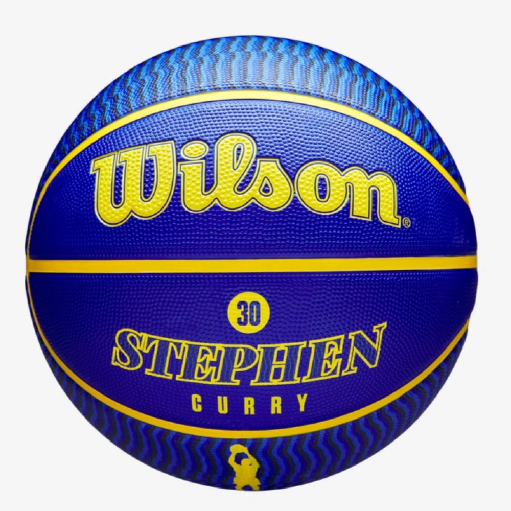 Мяч баскетбольный Wilson NBA Player Icon Stephen Curry Outdoor размер 7 резиновый (WZ4006101XB)