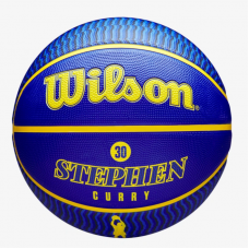 Мяч баскетбольный Wilson NBA Player Icon Stephen Curry Outdoor размер 7 резиновый (WZ4006101XB)
