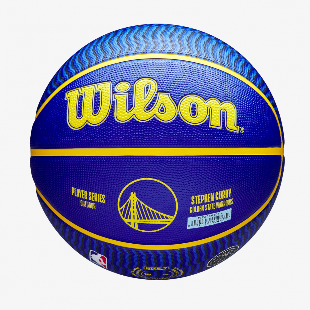 Мяч баскетбольный Wilson NBA Player Icon Stephen Curry Outdoor размер 7 резиновый (WZ4006101XB)