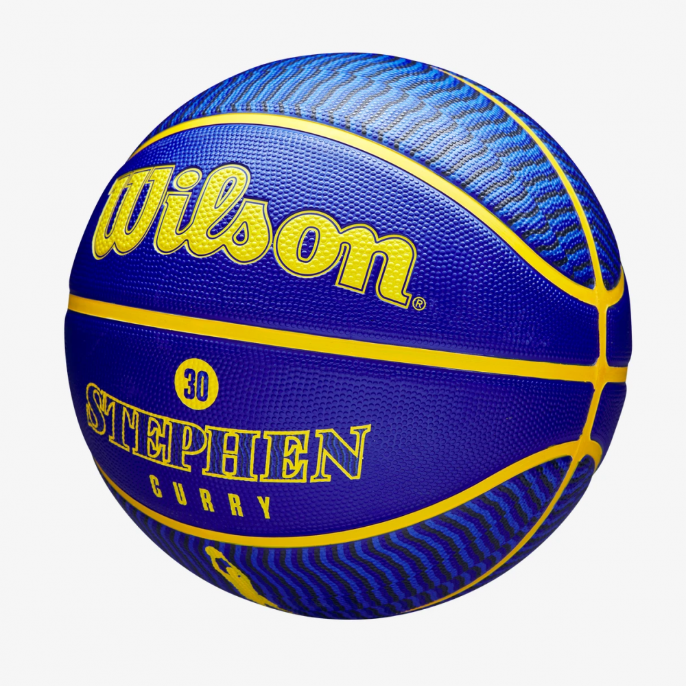 Мяч баскетбольный Wilson NBA Player Icon Stephen Curry Outdoor размер 7 резиновый (WZ4006101XB)