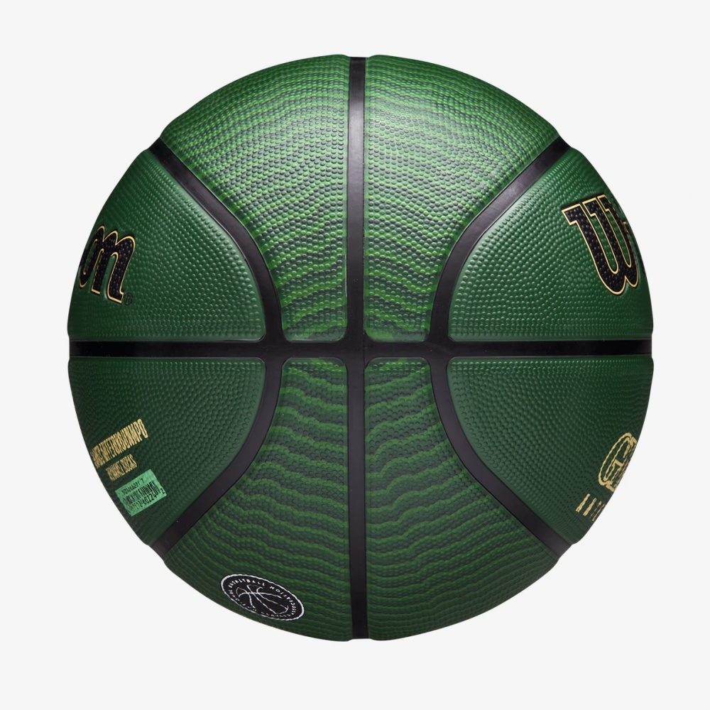 Мяч баскетбольный Wilson NBA Player Icon Giannis Antetokounmpo Outdoor размер 7 резиновый (WZ4006201XB)