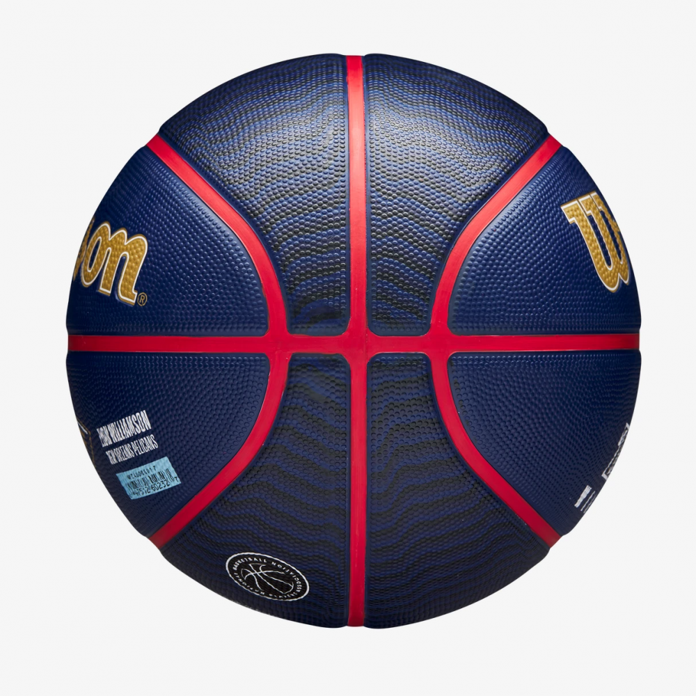 Мяч баскетбольный Wilson NBA Player Icon Zion Williamson Outdoor размер 7 резиновый (WZ4008601XB)