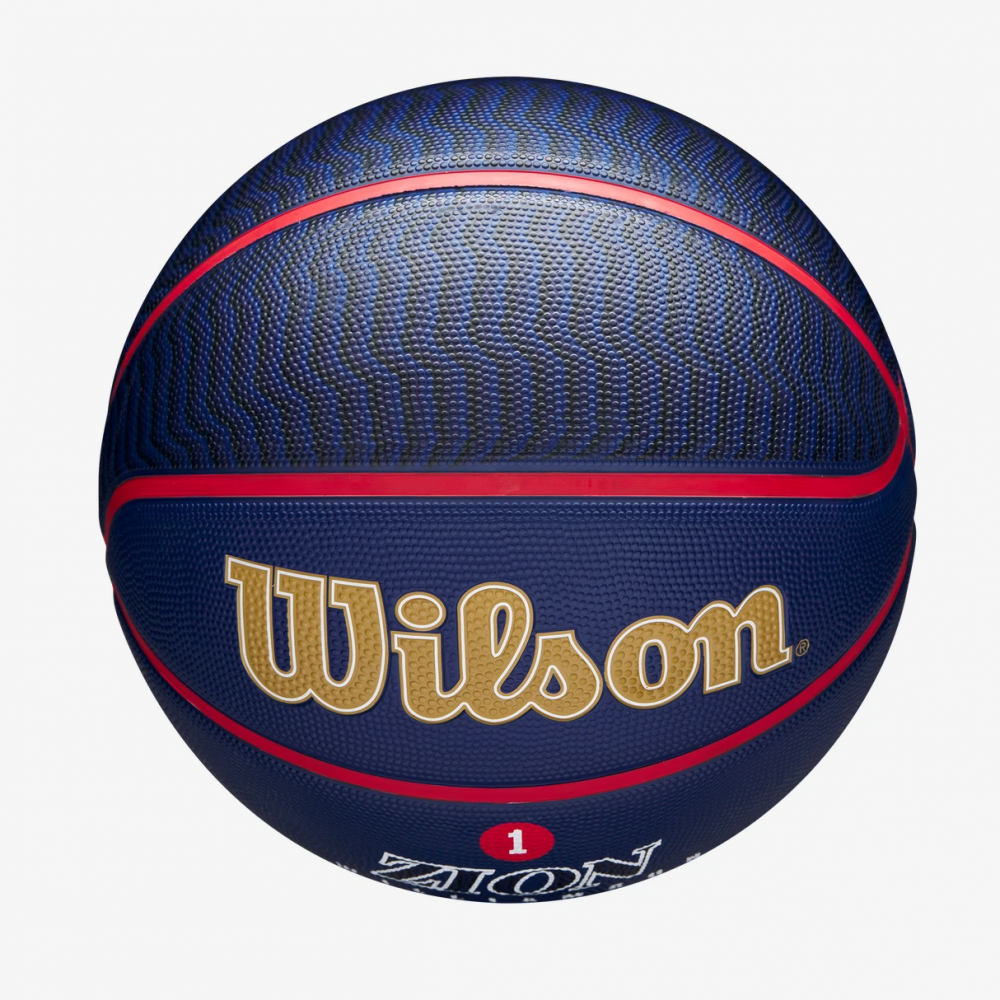 Мяч баскетбольный Wilson NBA Player Icon Zion Williamson Outdoor размер 7 резиновый (WZ4008601XB)