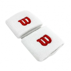 Напульсники спортивные Wilson Wristband 2 шт. белые (WR5602100)