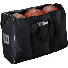 Сумка для спортивных мячей Wilson TRAVEL 6 BBALL BAG баскетбольных, футбольных, волейбольных и др. (WTB201960)